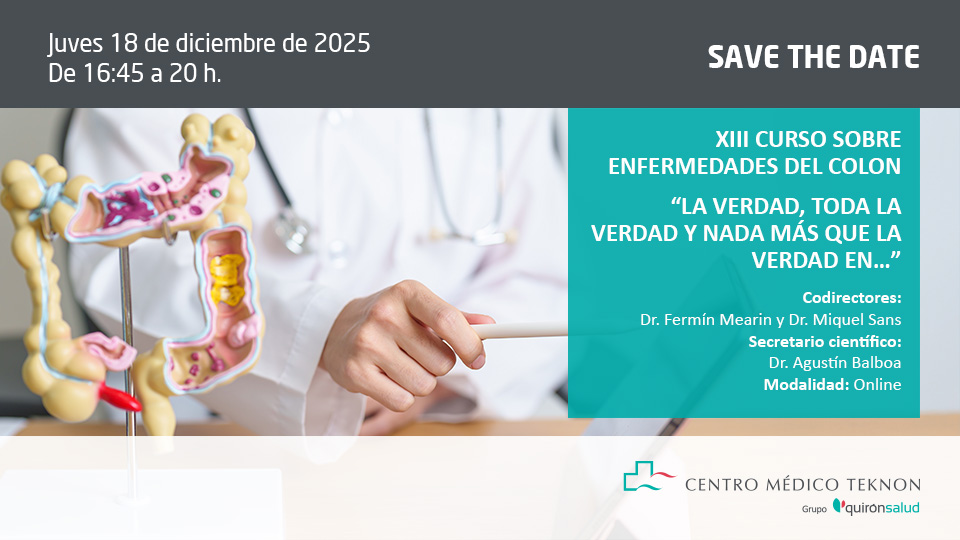 Save the date Enfermedades Colon TEKNON